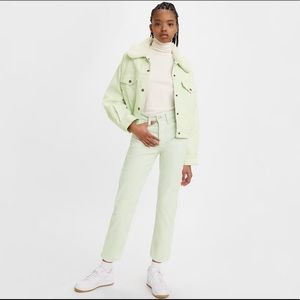 Levi’s High Rise Wedgie Straight Corduroy Ribbed Jeans